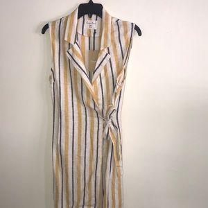 SHIPPING DISC! NEW! Love Tree Yellow Wrap Romper